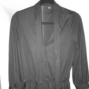 Black long sleeved blouse
